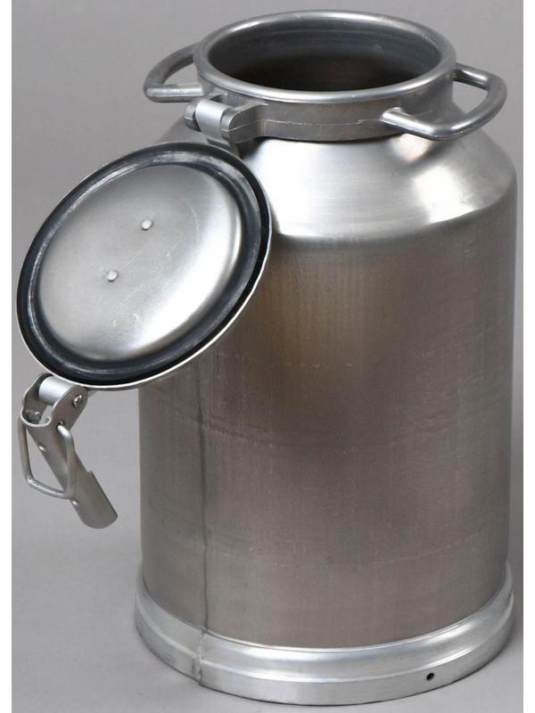 Фляга пищевая, 25 л, горловина 22 см, алюминиевая