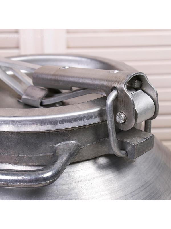 Фляга пищевая, 25 л, горловина 22 см, алюминиевая