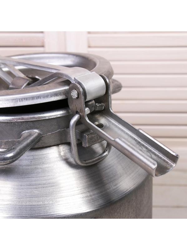 Фляга пищевая, 25 л, горловина 22 см, алюминиевая