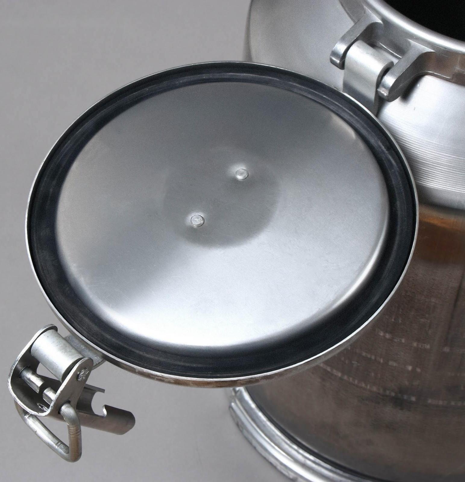 Фляга пищевая, 40 л, горловина 22 см, алюминиевая