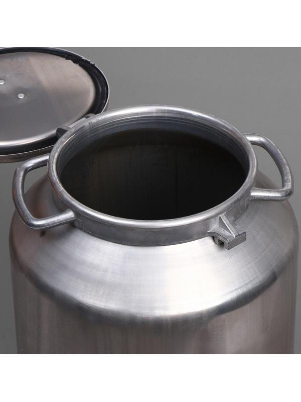 Фляга пищевая, 40 л, горловина 22 см, алюминиевая