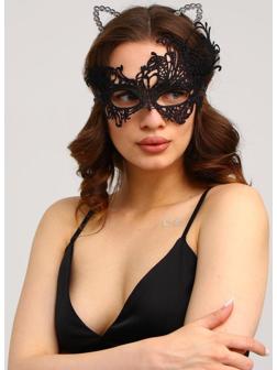 Карнавальный костюм «Погладь меня», ободок, ушки, маска