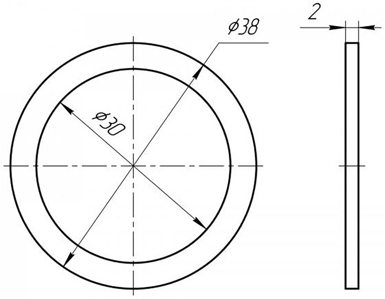 Прокладка плоская 