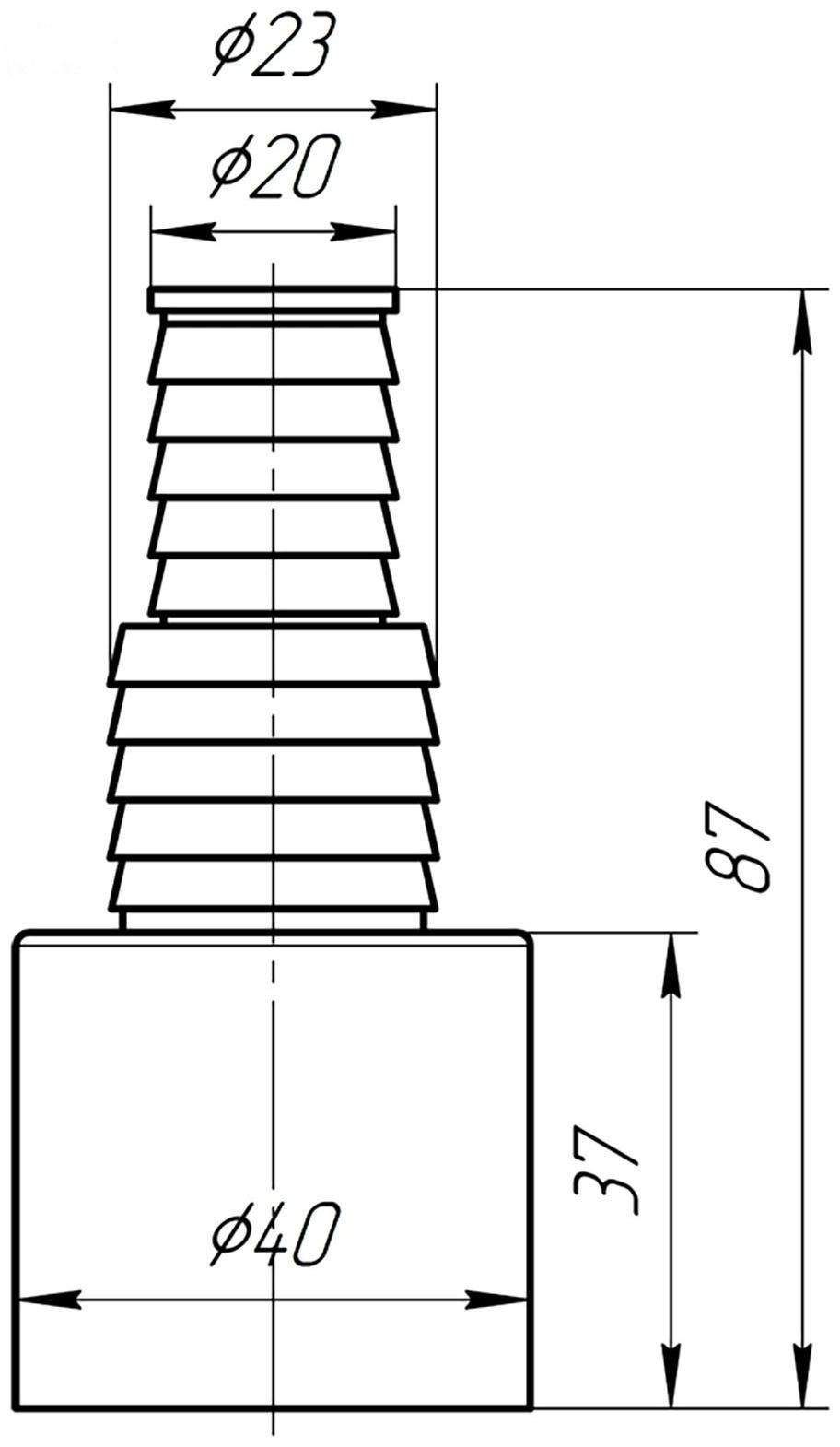 Адаптер для подключения слива бытовой техники 