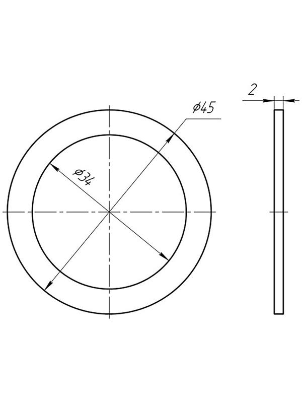 Прокладка плоская 