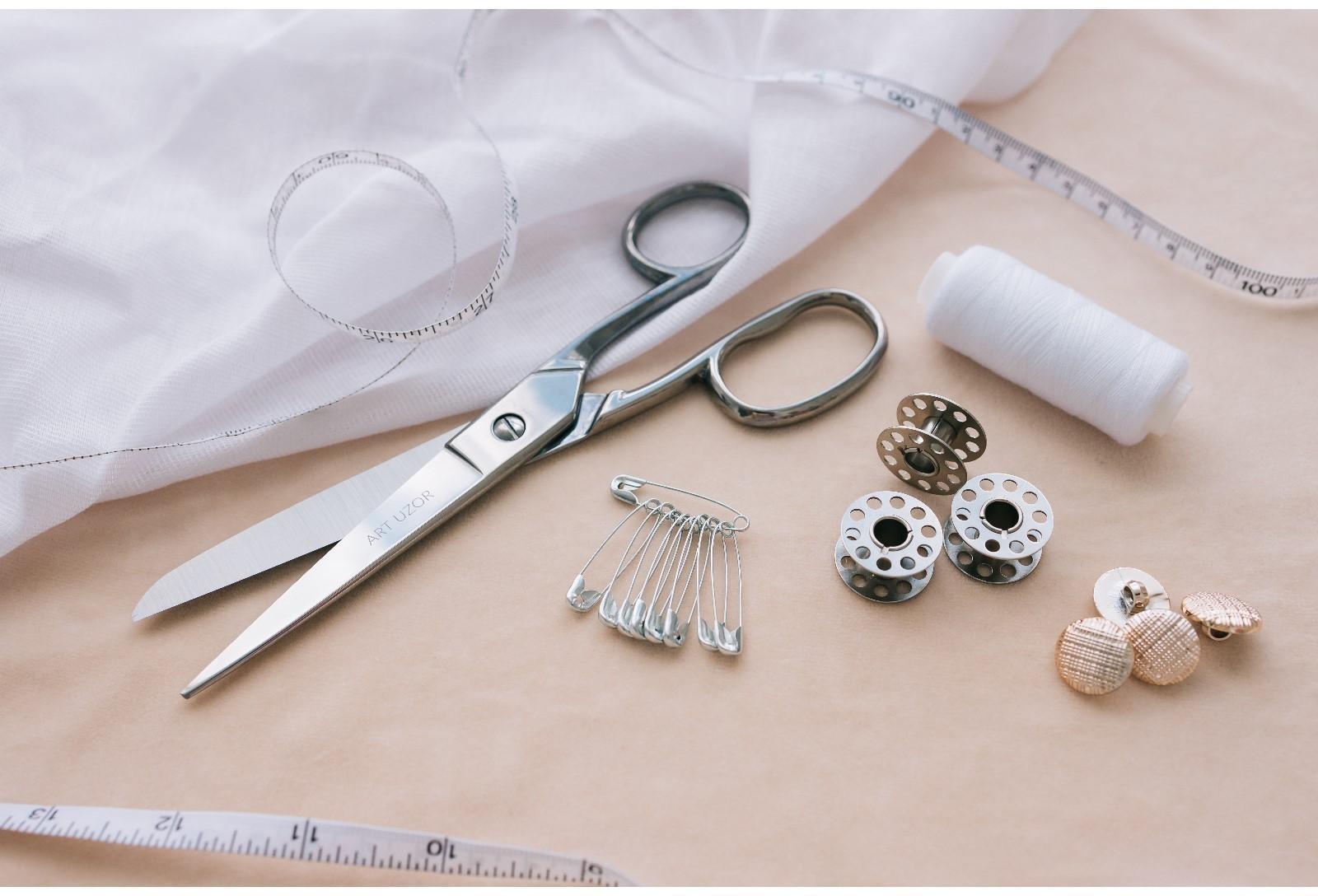 Булавки английские №1, 32 мм, 10 шт, цвет серебряный