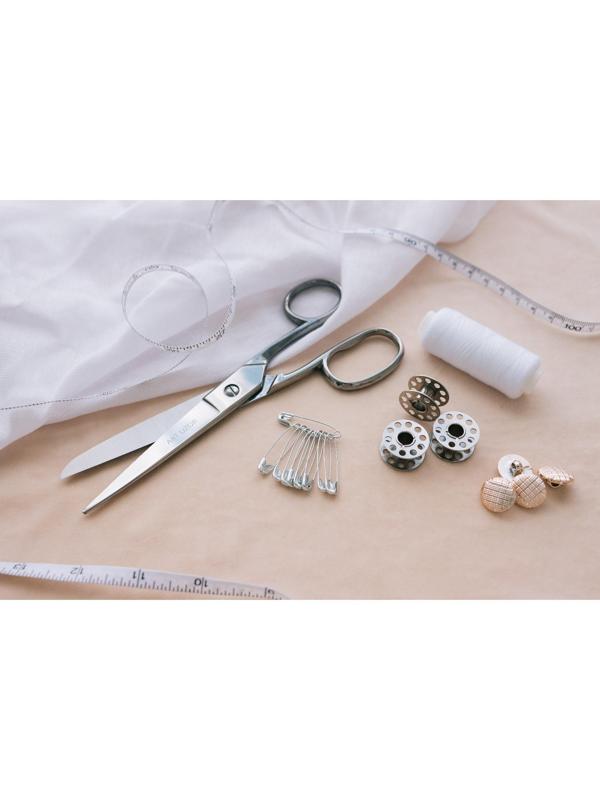 Булавки английские №1, 32 мм, 10 шт, цвет серебряный