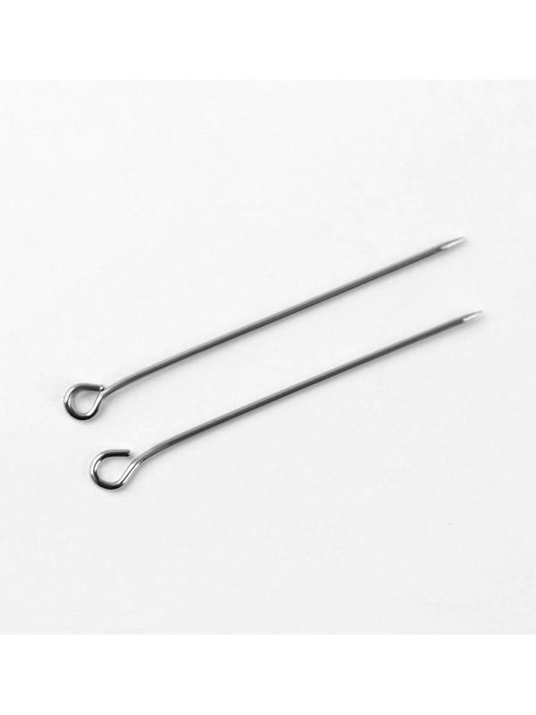 Булавки портновские, 30 мм, d = 0,6 мм, 500 ± 10 шт, цвет серебряный