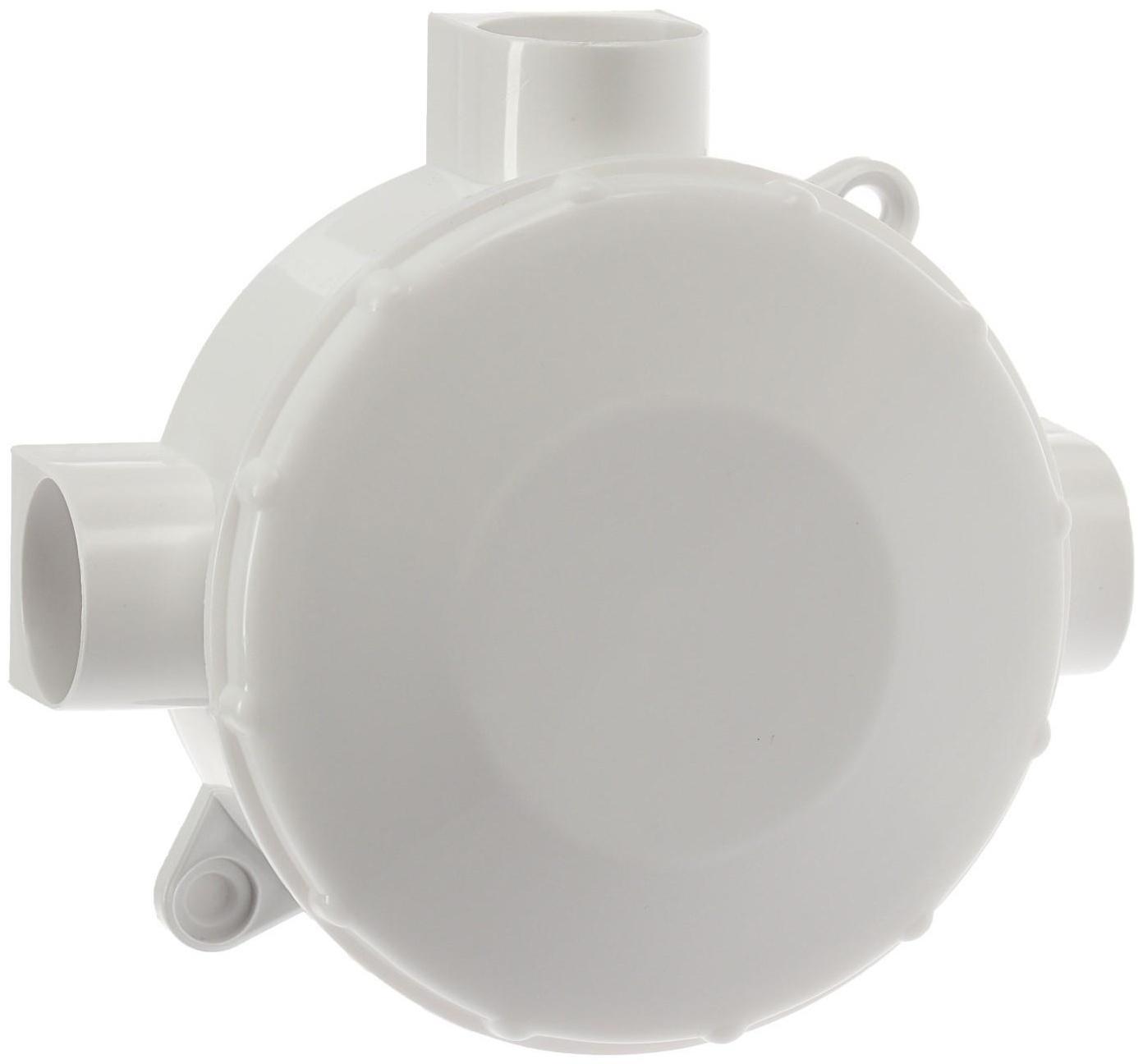 Коробка распределительная TUNDRA, 70х35 мм, IP42, трехрожковая, для откр., установки