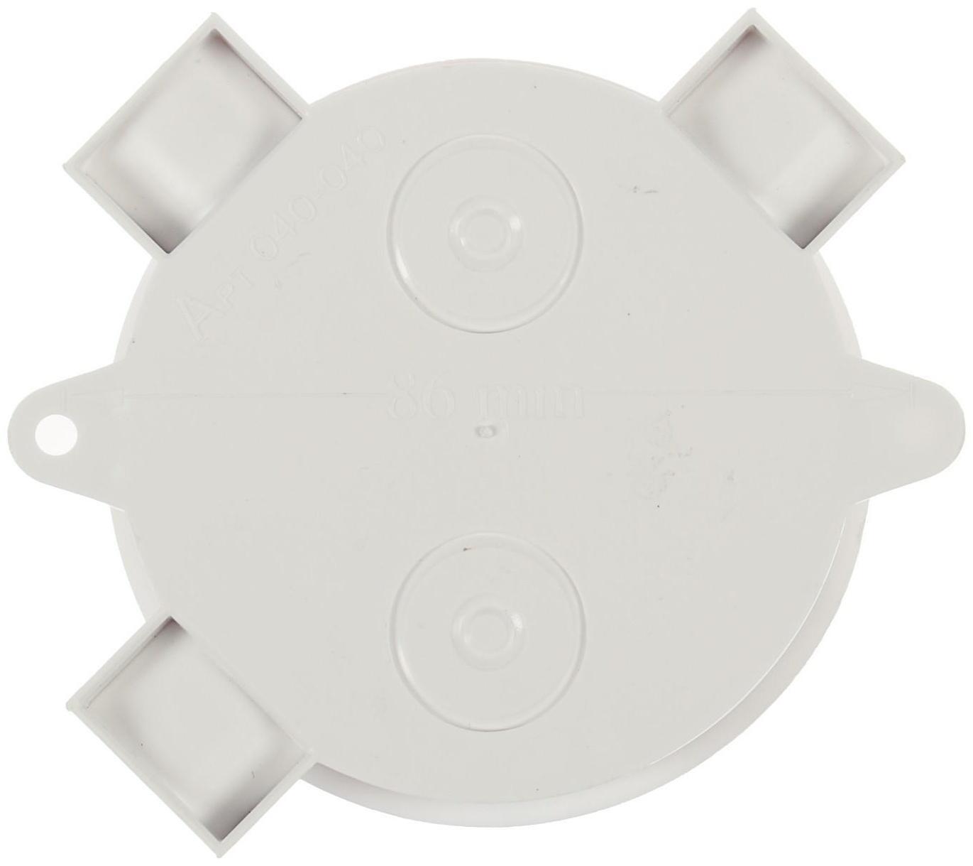 Коробка распределительная TUNDRA, 70х35 мм, IP42, трехрожковая, для откр., установки