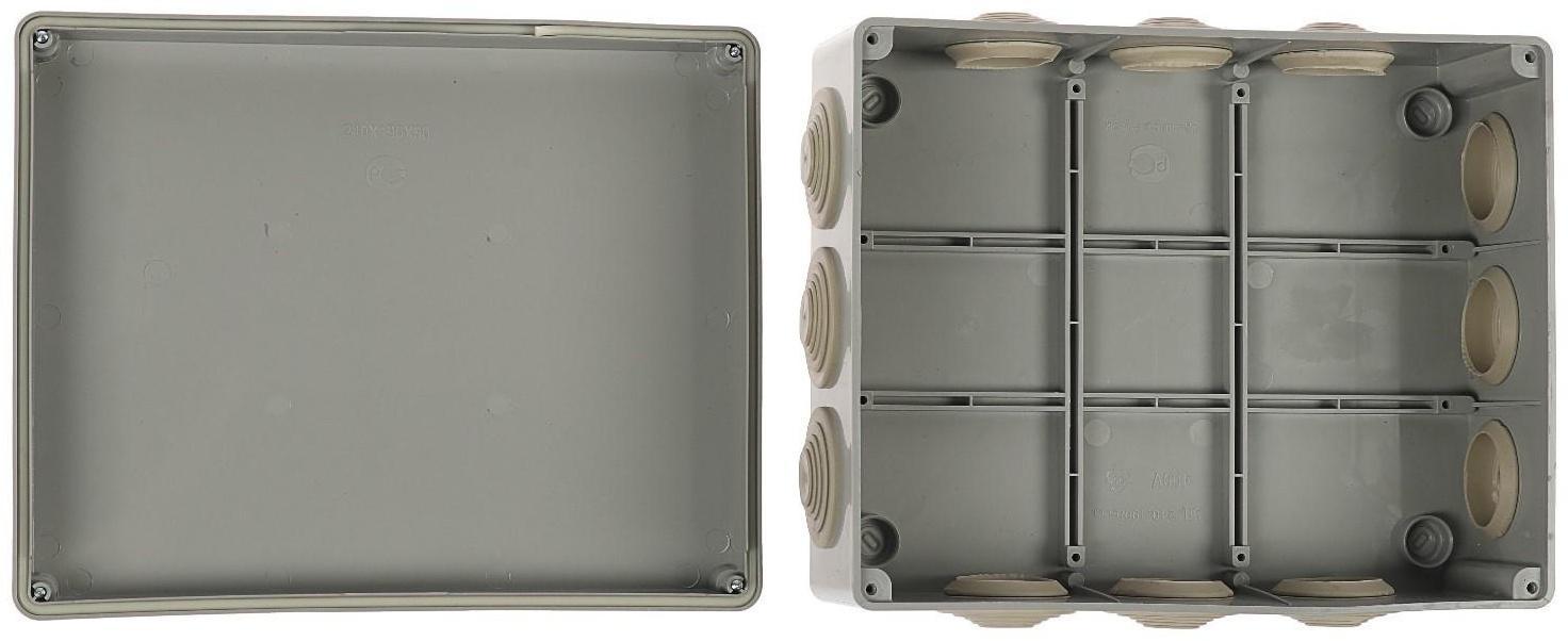 Коробка распределительная TUNDRA, 240х190х90 мм, IP54, для открытой установки