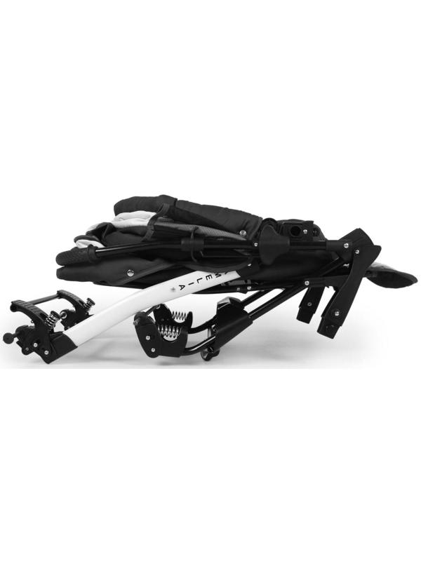 Коляска-трансформер Alis AMELIA I, цвет тёмно-серый/светло-серый