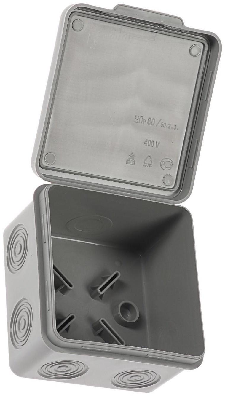 Коробка распределительная TUNDRA, 80х80х50 мм, IP54, для открытой установки