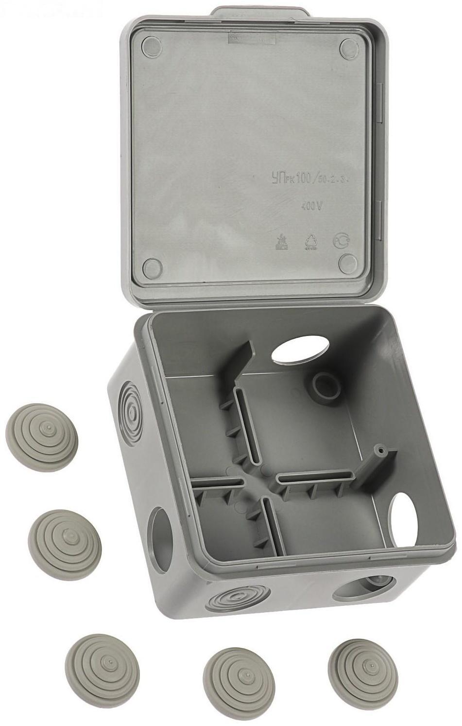 Коробка распределительная TUNDRA, 100х100х50 мм, IP54, для открытой установки