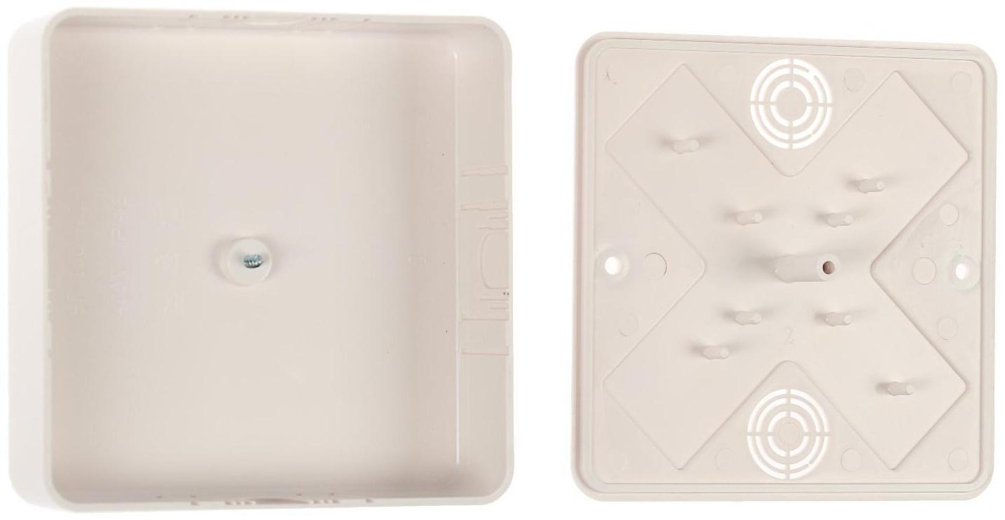 Коробка распределительная TUNDRA, 100х100х25 мм, IP42, для открытой установки