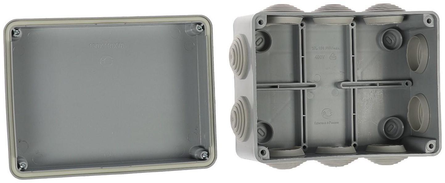 Коробка распределительная TUNDRA, 150х110х70 мм, IP54, для открытой установки