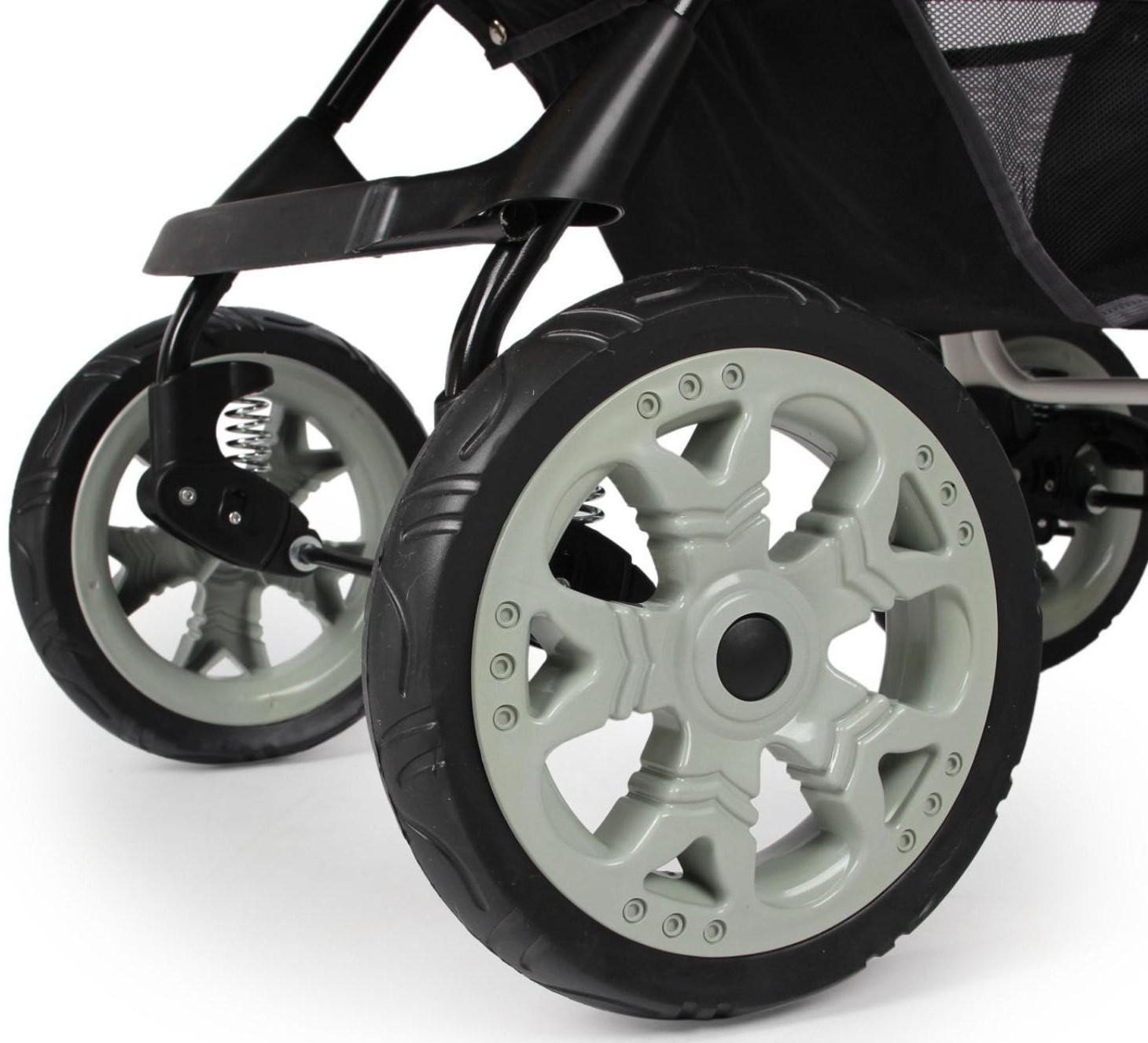 Коляска-трансформер Alis AMELIA I, цвет зелёный/светло-серый