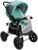 Коляска-трансформер Alis AMELIA I, цвет зелёный/светло-серый