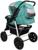 Коляска-трансформер Alis AMELIA I, цвет зелёный/светло-серый