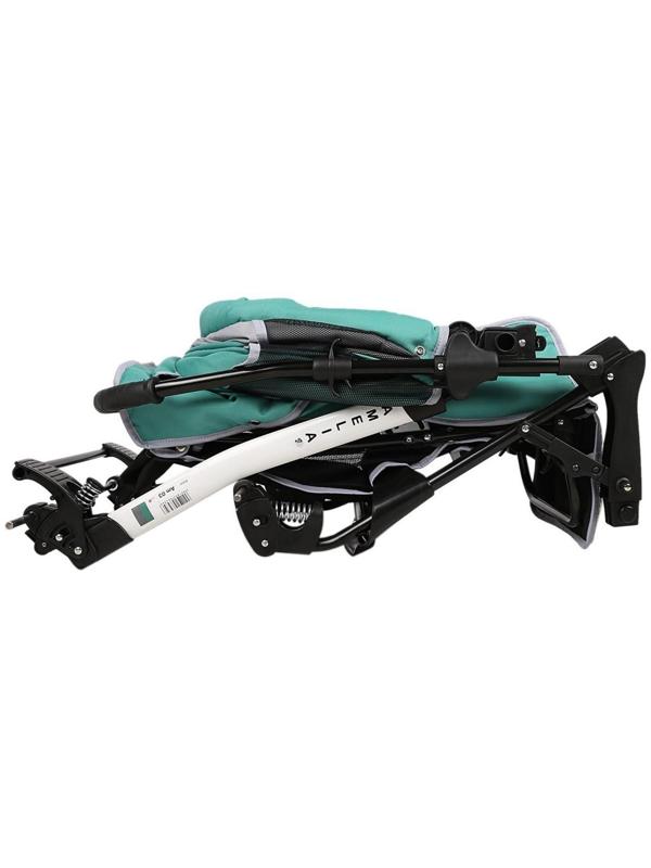 Коляска-трансформер Alis AMELIA I, цвет зелёный/светло-серый