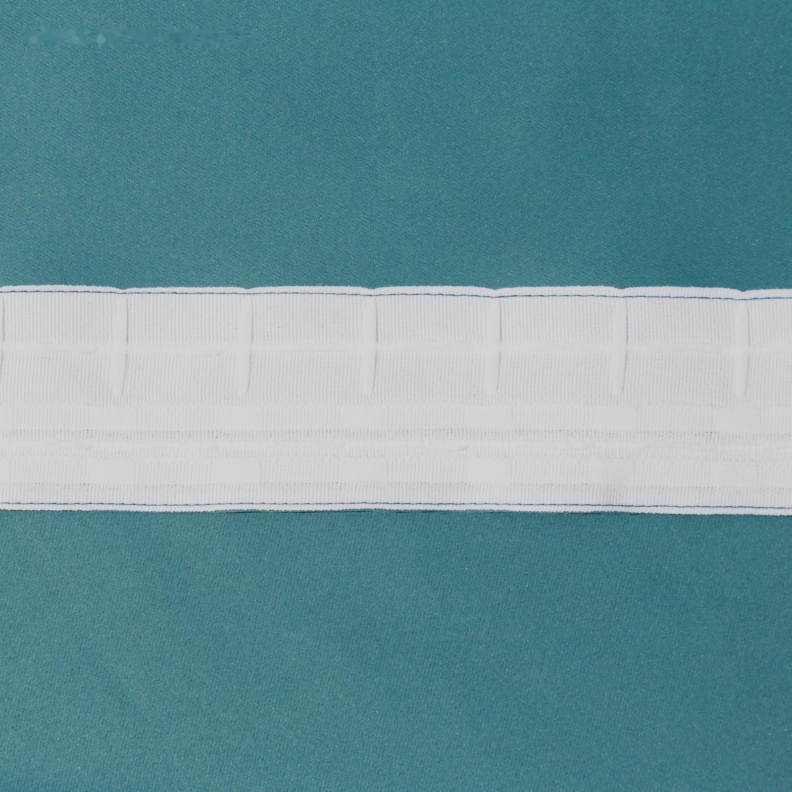 Штора портьерная «Этель» 250×265 см, блэкаут, цвет изумрудный, пл. 210 г/м², 100% п/э