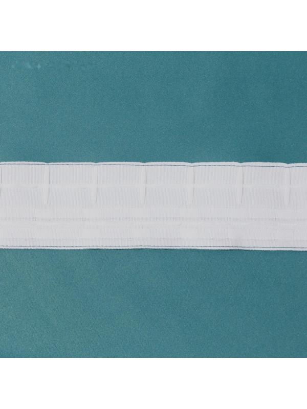 Штора портьерная «Этель» 250×265 см, блэкаут, цвет изумрудный, пл. 210 г/м², 100% п/э