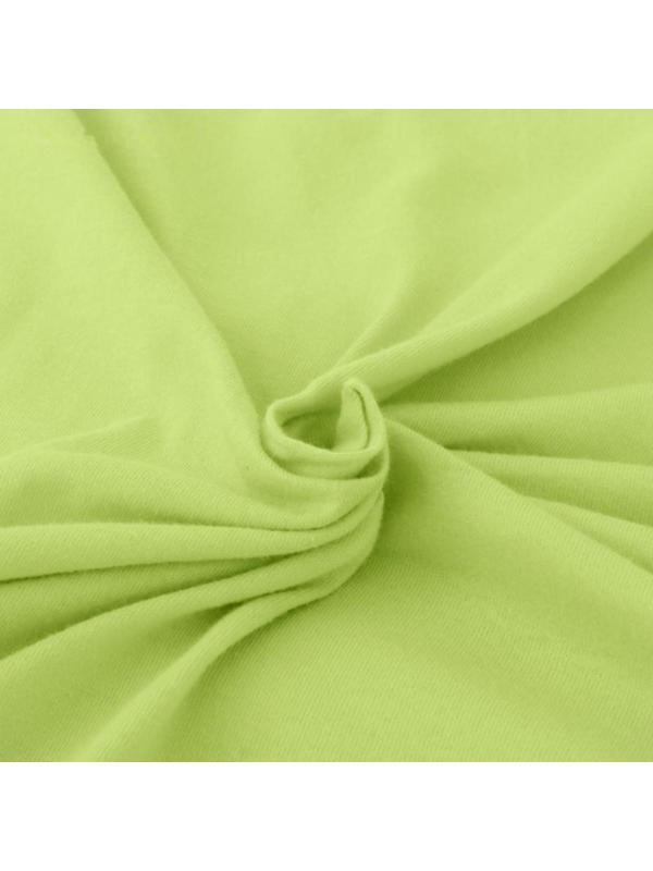 Простыня на резинке «Купу-купу», 160х200х20 см, салатовый, трикотаж