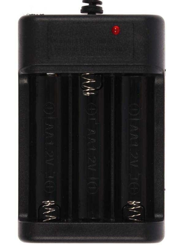 Зарядное устройство для трех аккумуляторов АА UC-25, USB, ток заряда 250 мА, чёрное