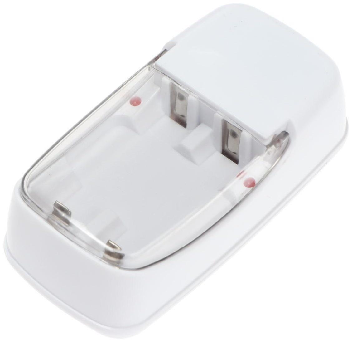 Зарядное устройство для двух АКБ АА или ААА CHR-57, вилка складная, сила заряда 180 мА,белое