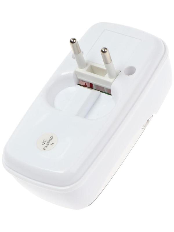 Зарядное устройство для двух АКБ АА или ААА CHR-57, вилка складная, сила заряда 180 мА,белое