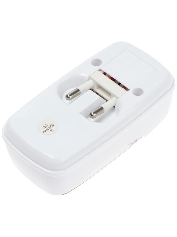 Зарядное устройство для двух АКБ АА или ААА CHR-57, вилка складная, сила заряда 180 мА,белое