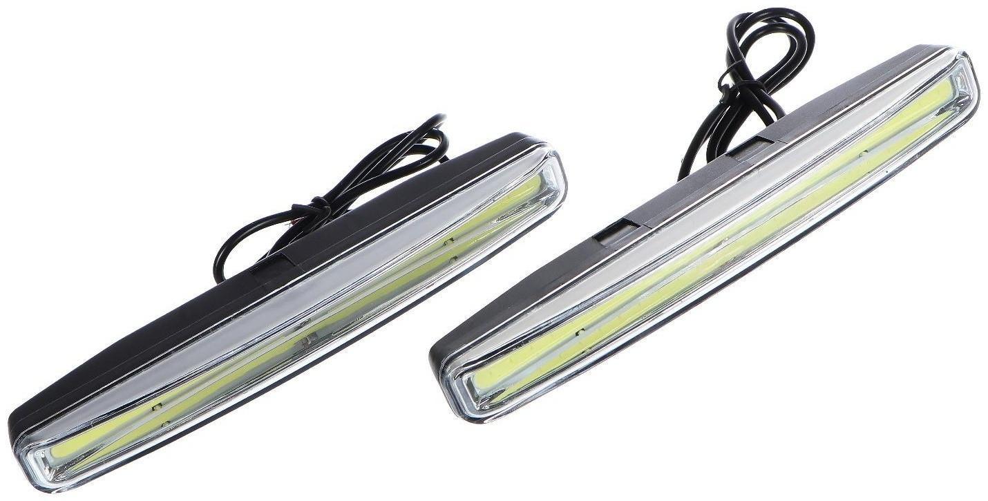 Дневные ходовые огни DRL AVS DL-1, 155 x 33 x 17 мм, 24 Вт, 1 светодиод, набор 2 шт