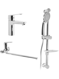 Набор смесителей Accoona A2769, для раковины, для ванны, стойка для душа, латунь