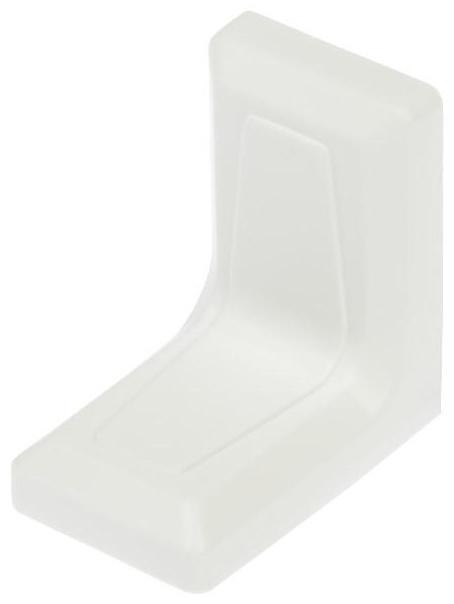 Уголок с декоративной накладкой, 26х26, белый, 250 шт.