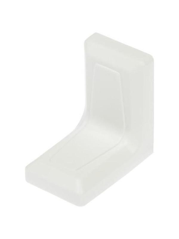 Уголок с декоративной накладкой, 26х26, белый, 250 шт.