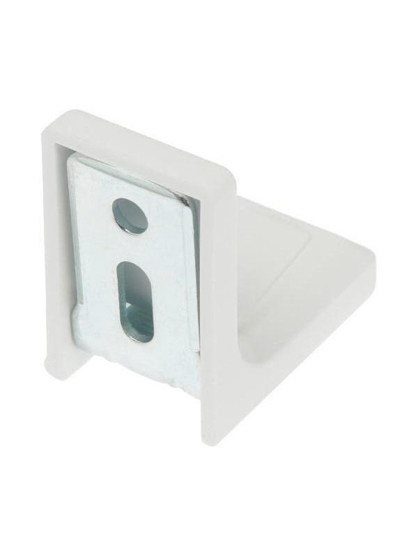 Уголок с декоративной накладкой, 26х26, белый, 250 шт.