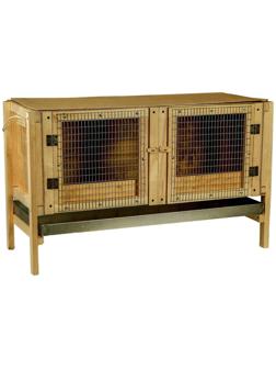 Брудер для цыплят, 100 × 40 × 45 см, с поддоном, с патроном под лампу, деревянный