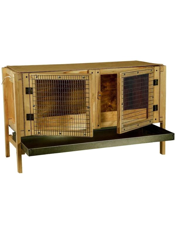 Брудер для цыплят, 100 × 40 × 45 см, с поддоном, с патроном под лампу, деревянный