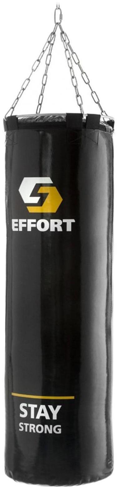 Мешок боксерский EFFORT PRO, мет. кольцо/цепи , 115 см, d 35 см, 60 кг