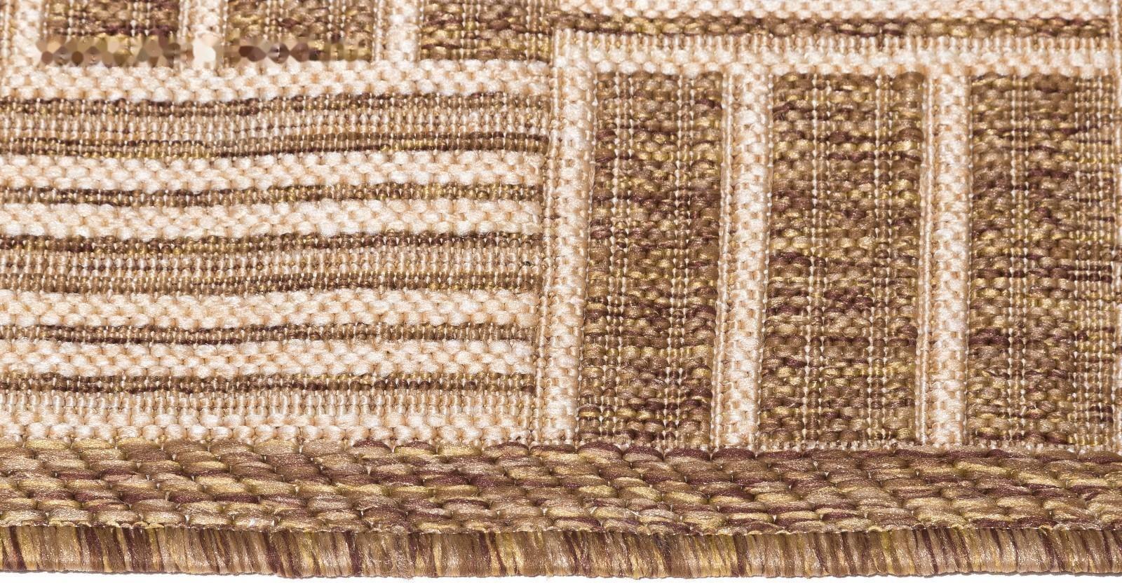 Ковер «Эко», овальный, 100х200 см, полипропилен 100%, джут