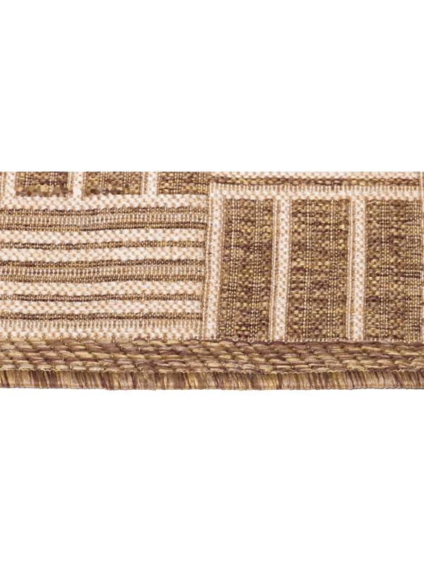 Ковер «Эко», овальный, 100х200 см, полипропилен 100%, джут