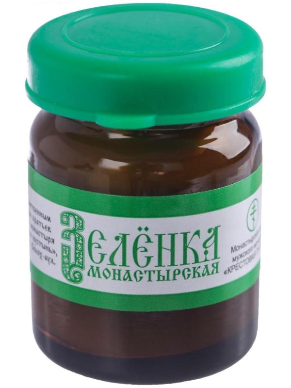 Зелёнка монастырская, заживляющая, 10 мл
