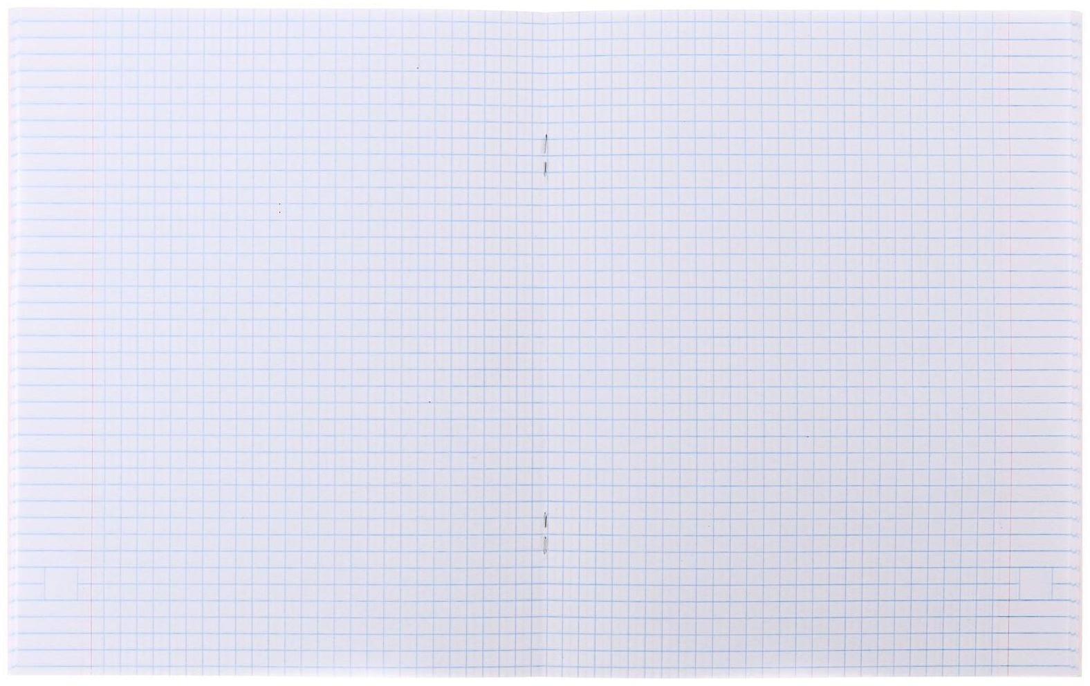 Тетрадь 48 листов в клетку Calligrata MonoColor, обложка мелованный картон, блок офсет / Микс 5 шт.