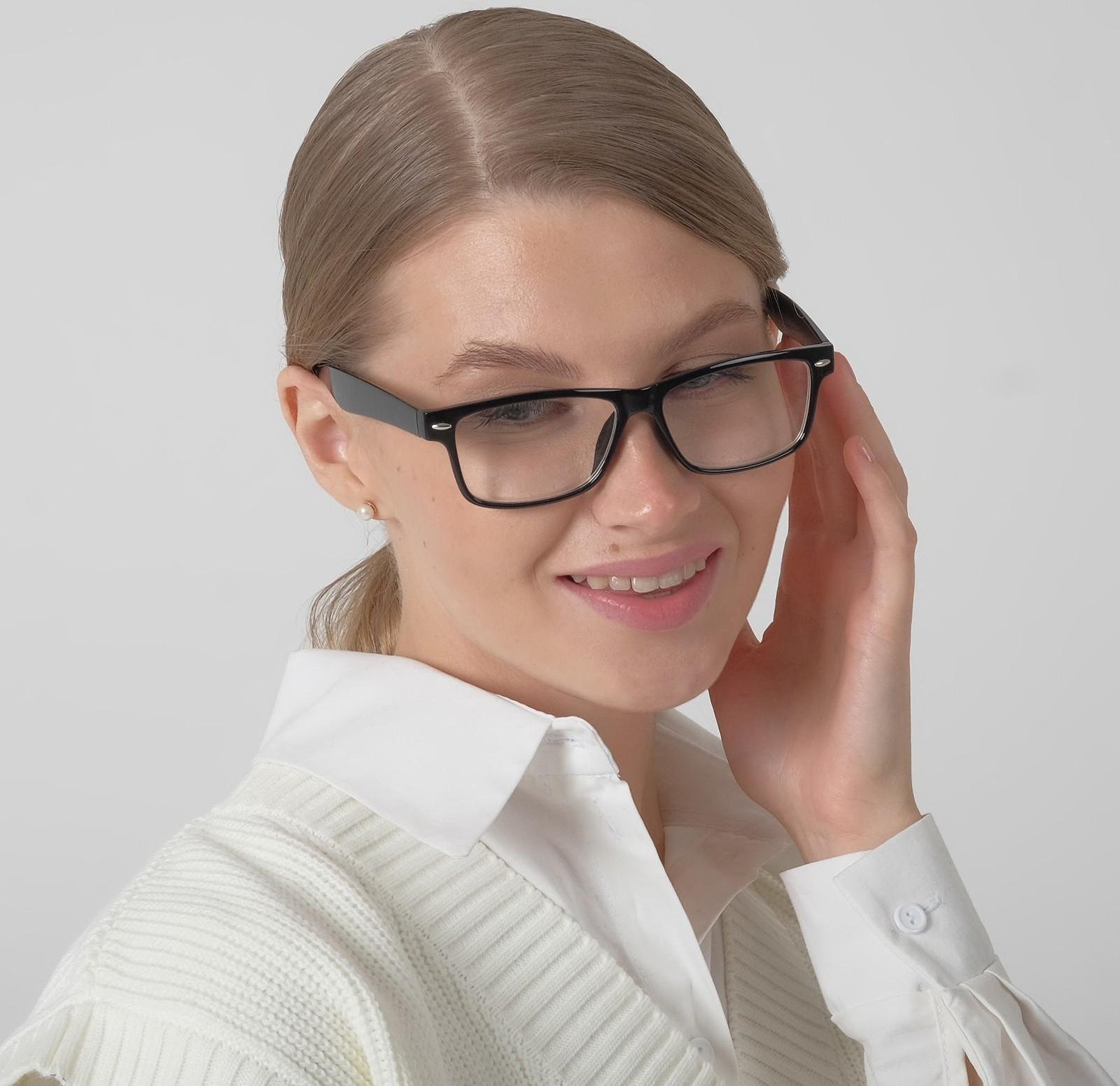 Очки корригирующие 6619, цвет чёрный, -3