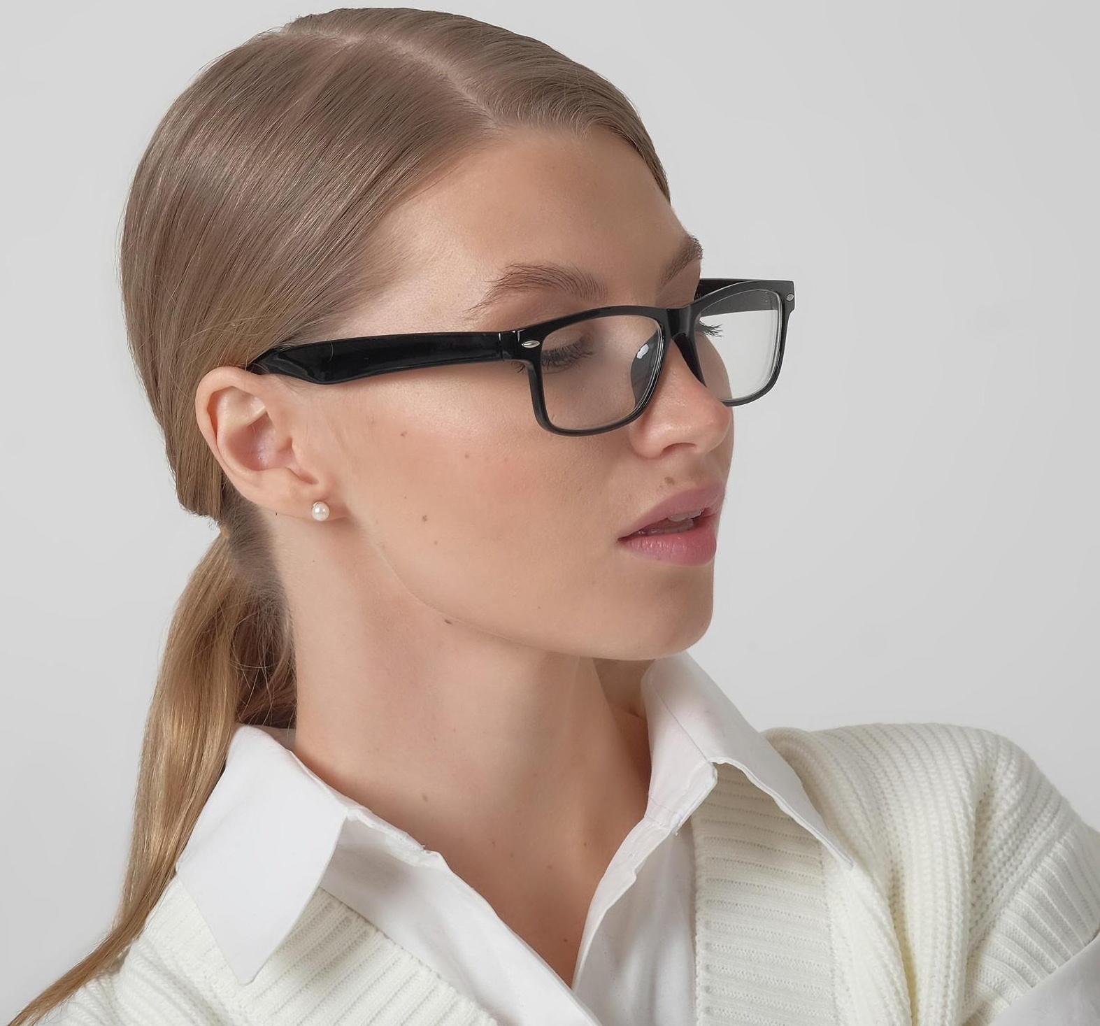 Очки корригирующие 6619, цвет чёрный, -5