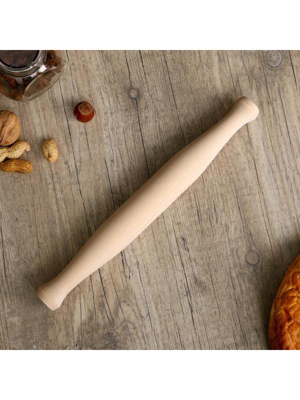 Скалка бочонок, берёза, 30×3,5 см