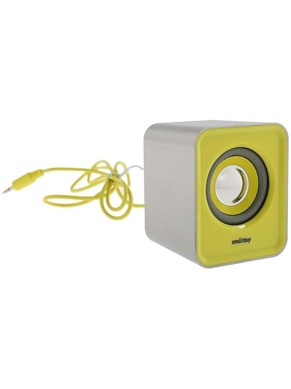 Компьютерные колонки 2.1 Smartbuy BUZZ SBA-2610, 2х1 Вт+3 Вт, MP3, FM, ПДУ, USB,сереб-желтые