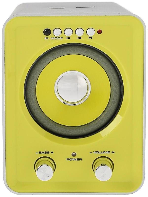 Компьютерные колонки 2.1 Smartbuy BUZZ SBA-2610, 2х1 Вт+3 Вт, MP3, FM, ПДУ, USB,сереб-желтые