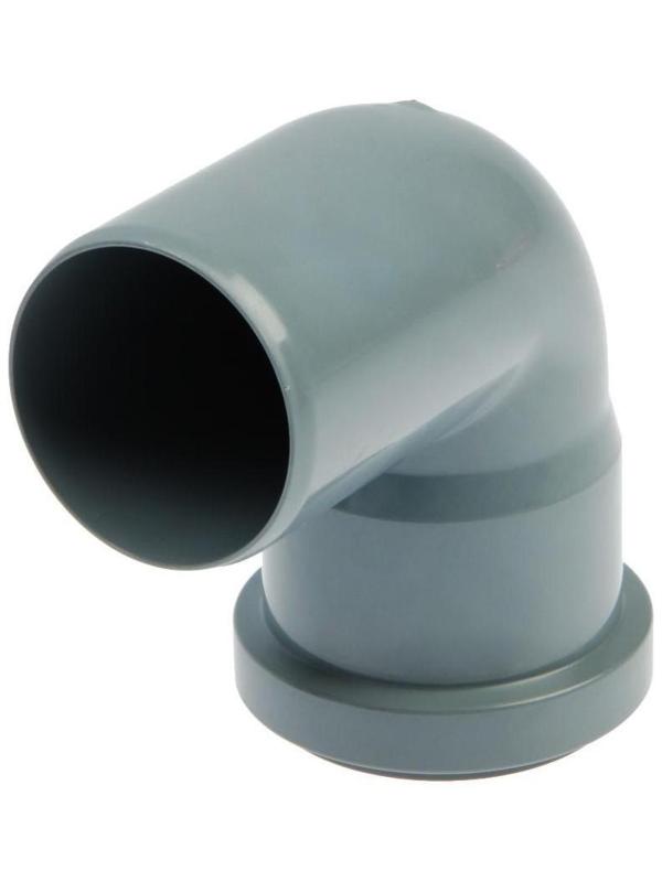 Отвод канализационный FLEXTRON, внутренний, d=50 мм, 90°