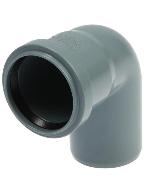 Отвод канализационный FLEXTRON, внутренний, d=50 мм, 90°